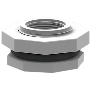 Фитинг для ёмкости 1 1/2 (40 мм) белый Фитинг для ёмкости 1 1/2 (40 мм) белый